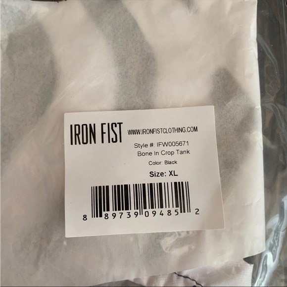 XL Bone In Crop Tank - Picture 4 of 4